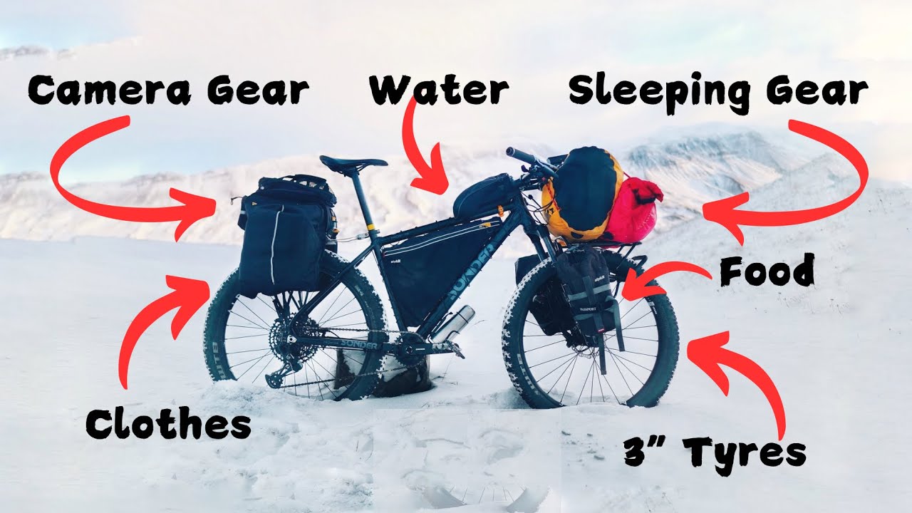 My Iceland Winter Bikepacking Setup Rig