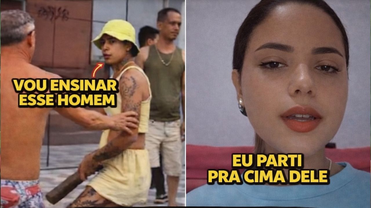THAYANE PARTIU PRA CIMA DO HOMEM&hellip; A JUSTI&Ccedil;A deve  SER FEITA!