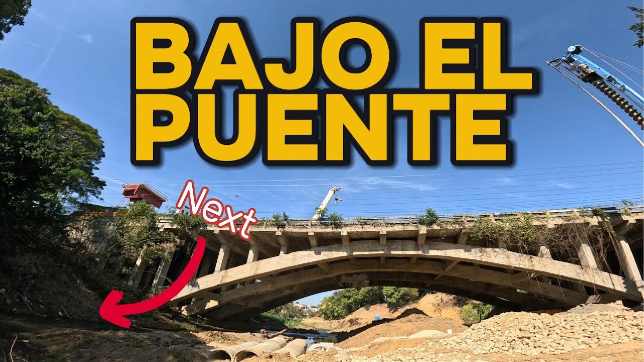 úLTIMO OBSTACULO DEBAJO DEL PUENTE  MONORRIEL DE SANTIAGO