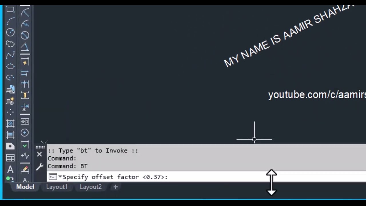 Use Box around Text in AutoCAD with lsp in اردو & हिन्दी