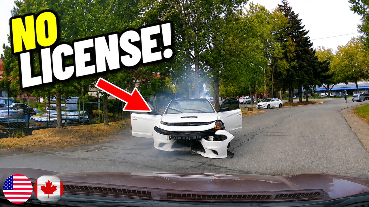 ILLEGAL DRIVER SPEEDS 70MPH INTO CRASH - 1041 | Driving Fails