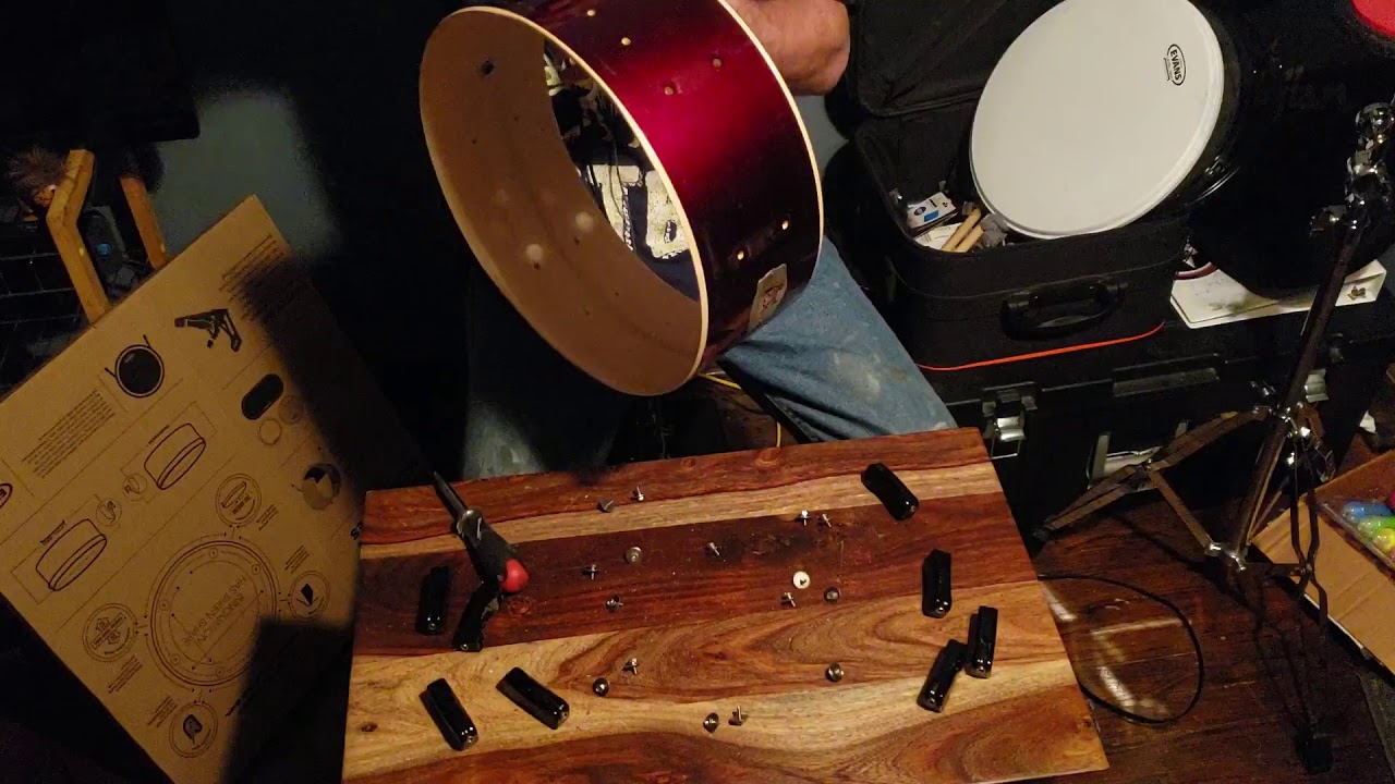 Unintentional ASMR - Refinishing a Snare Drum Start to Finish