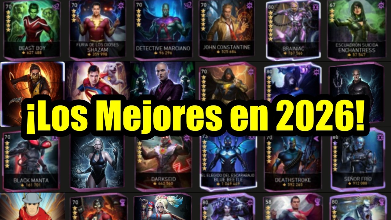 ¿Qué Legendarios Conseguir y Mejorar Primero? - Top de Personajes | Injustice 2 Mobile