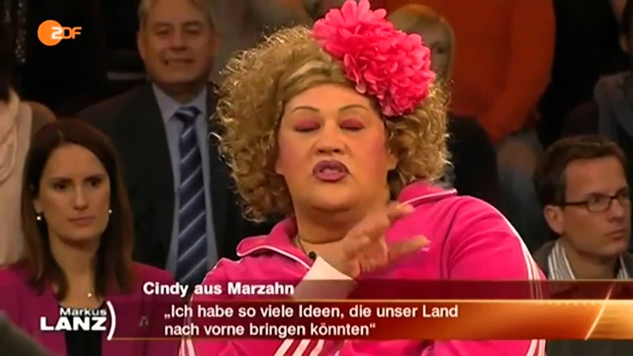 Cindy aus Marzahn bei Markus Lanz über Politiker! Ich platze gleich, weil ich mich gerade so aufrege