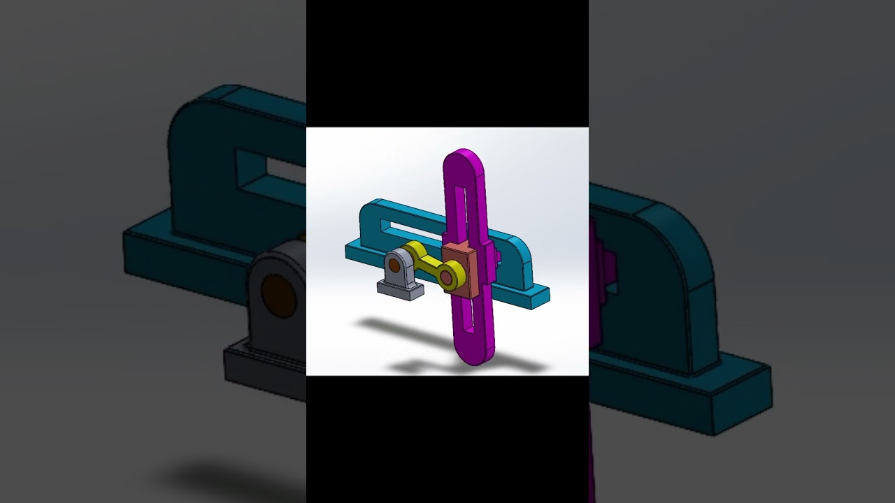 Slider crank mechanism | Animation in solidworks | Solidworks 2023 | Cad Creation