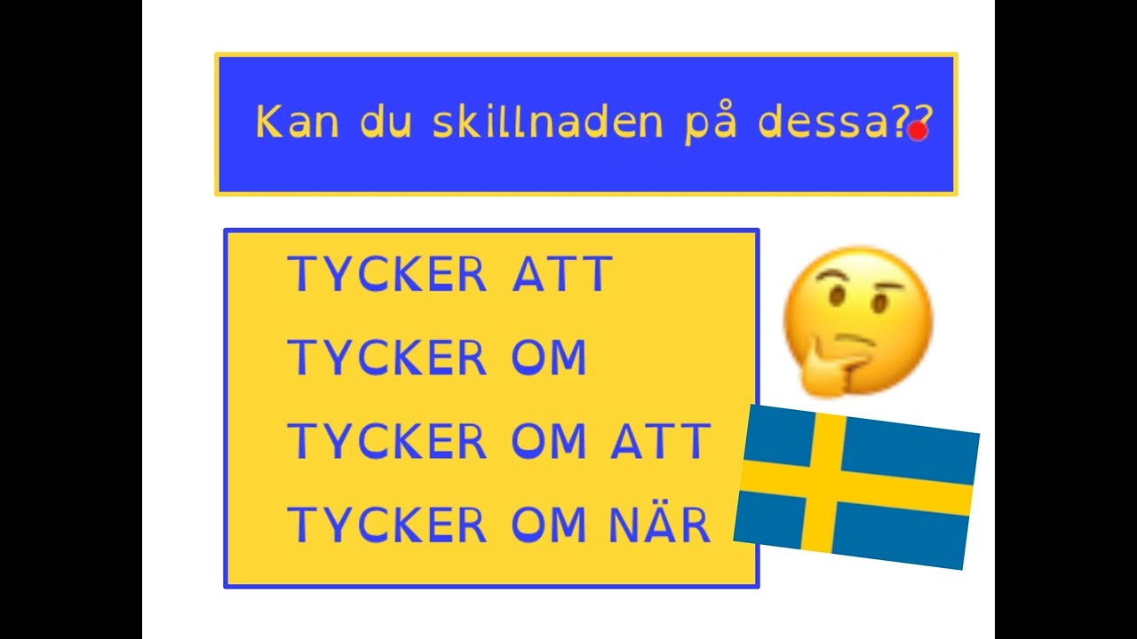 Kan du skillnaden på dessa uttryck??