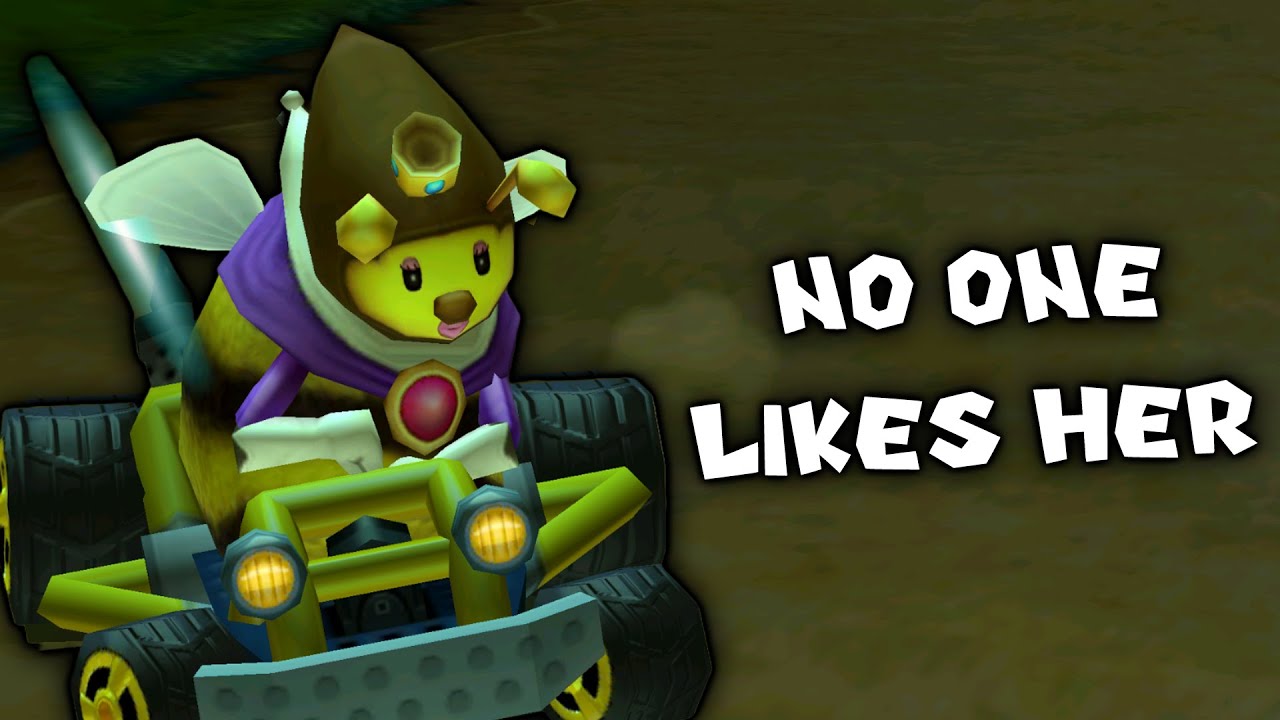 Why is this Corny Mario Kart Character in the Game?