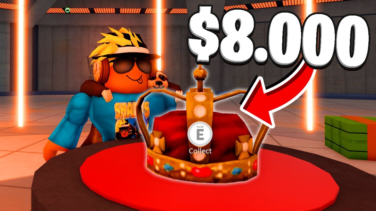 Vi Stjæler En $8.000 Krone I Jailbreak!