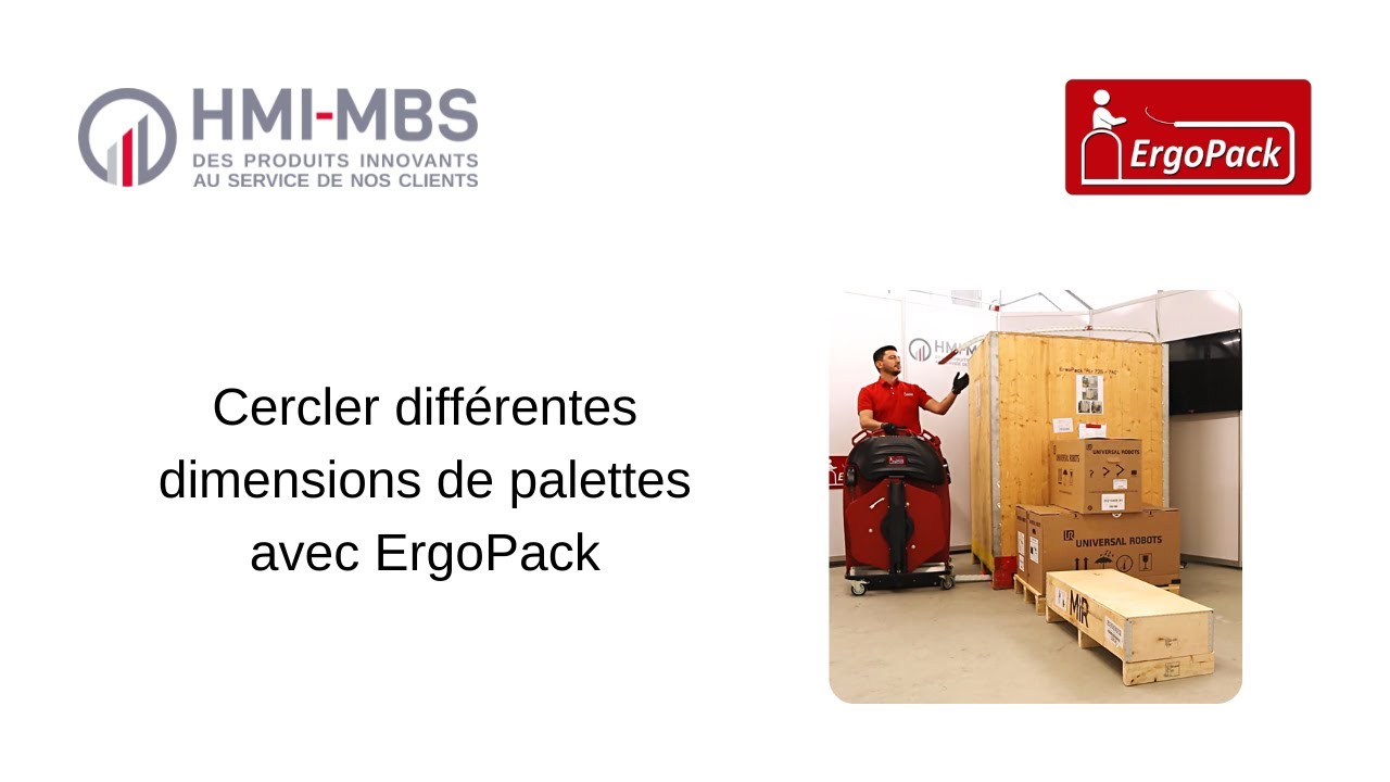 Cercler différentes dimensions de palettes avec ErgoPack