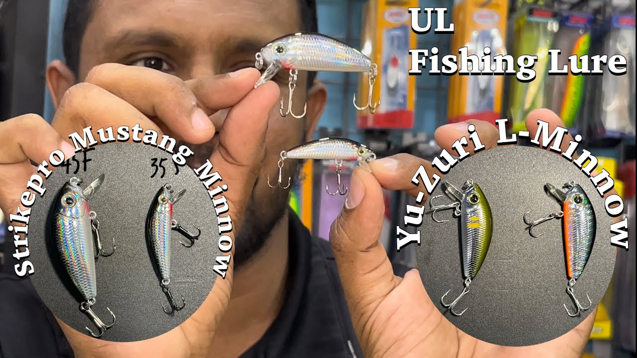 Ultra Light Fishing lure | Strikepro Mustang Minnow 35mm | Yu-Zuri L-Minnow | Tackle Tips