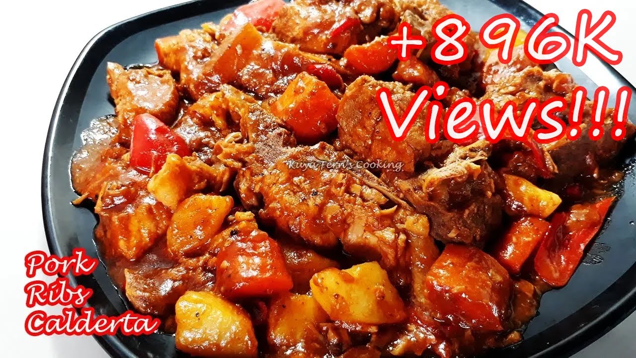 YUMMY PORK RIBS CALDERETA | EASIEST PORK RIBS CALDERETA RECIPE!!!