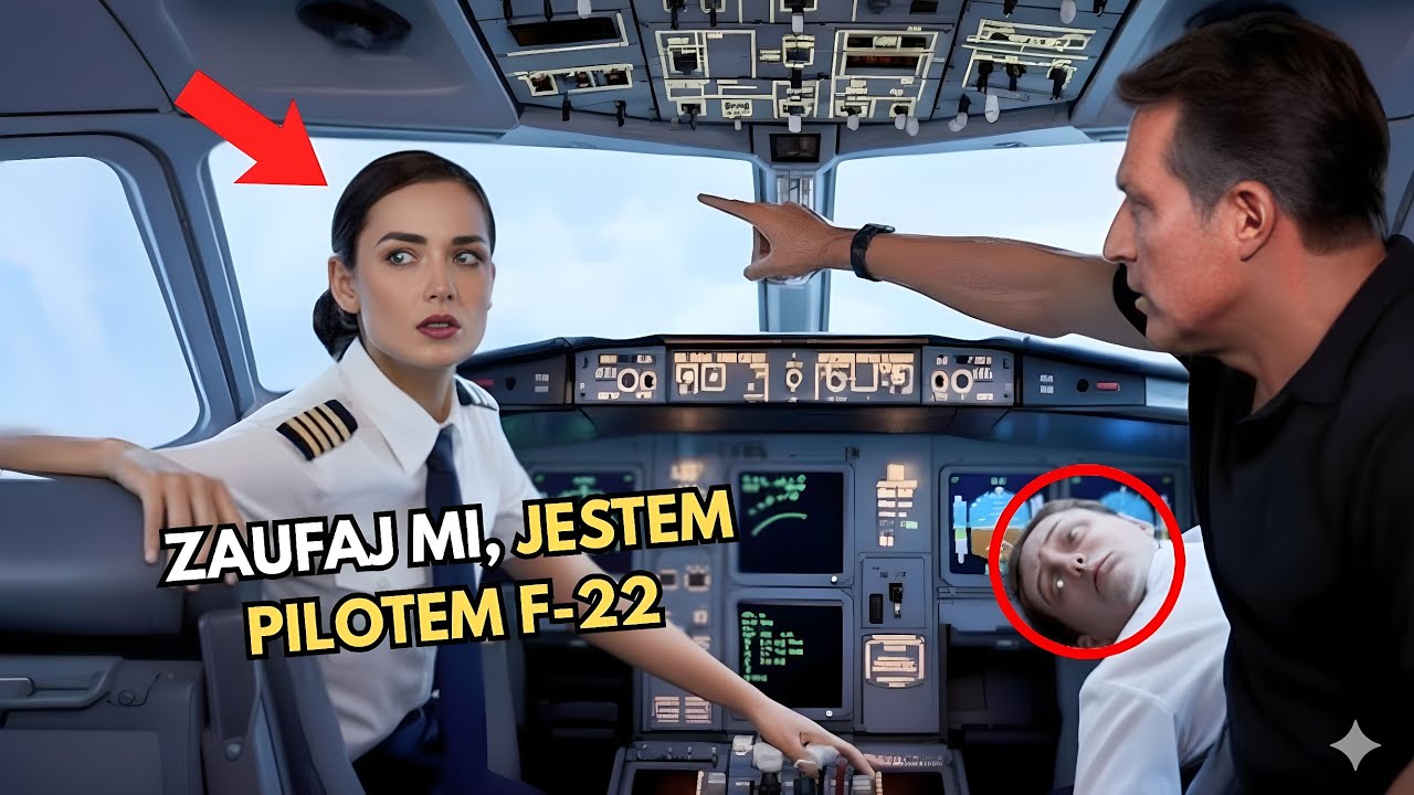 Pilot miał atak serca &ndash; pasażerka z 12C ujawniła, że latała F-22 Raptorami