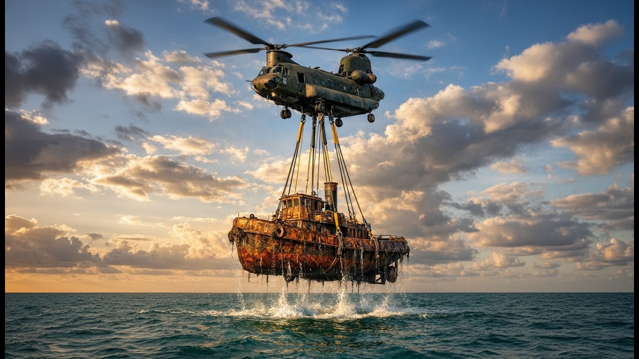 ASMR Restoration — 100-Year-Old Harbor Tug Seabed to Majestic