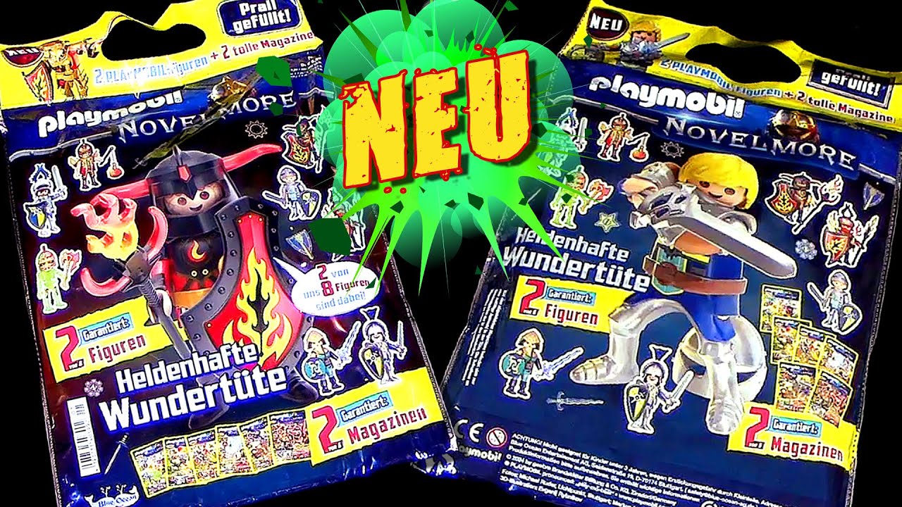 Playmobil ® Novelmore Wundertüte 1 / 24  mit 2 Figuren + 2 Magazine - was ist drin ?!?