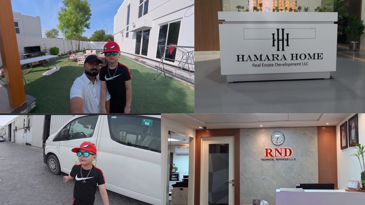 Dubai vich asi Gaye Real Estate Hamara Home Company & R N D Company 🤗✨