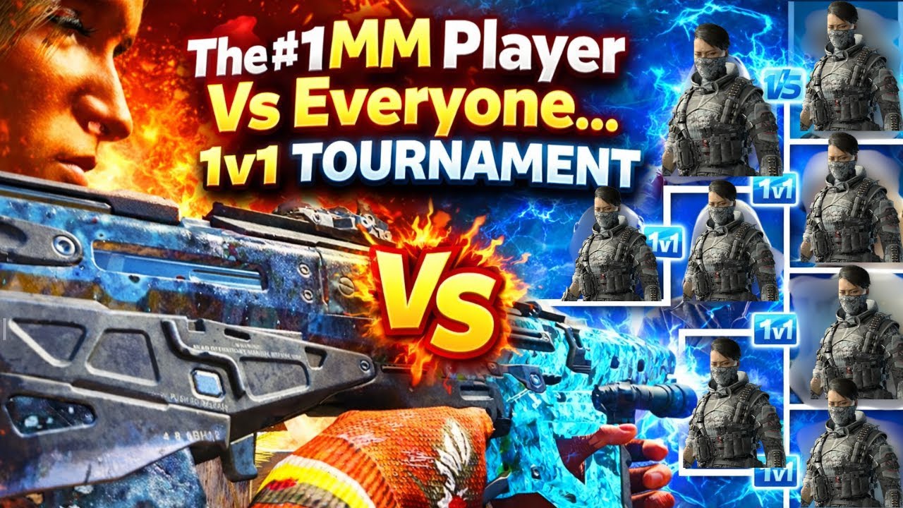 The #1 MM Player Vs Everyone... 1v1 TOURNAMENT [ PART 3 ] (COD BO4)