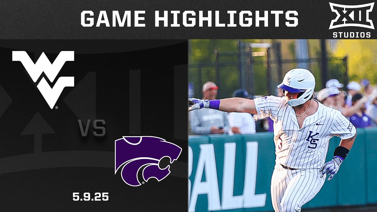 West Virginia vs. Kansas State (5.9.25) Highlights | 2025 Big 12 Baseball