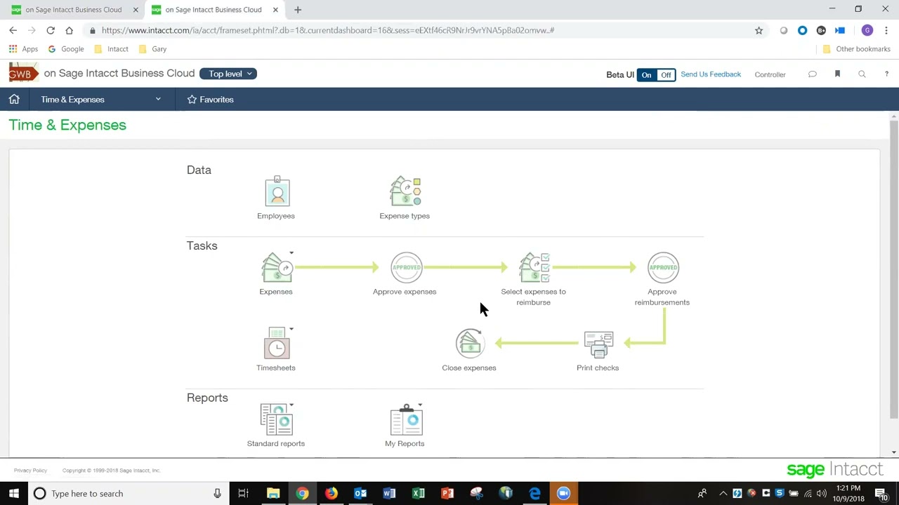 Sage Intacct Time and Expenses Demo