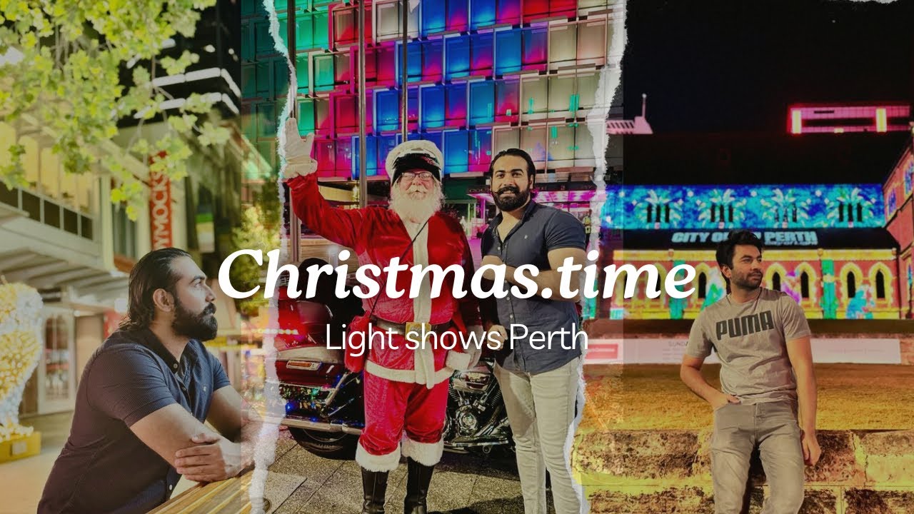 Christmas Light Shows in Australia 🇦🇺 #perthlife | Animal Movie 🎥