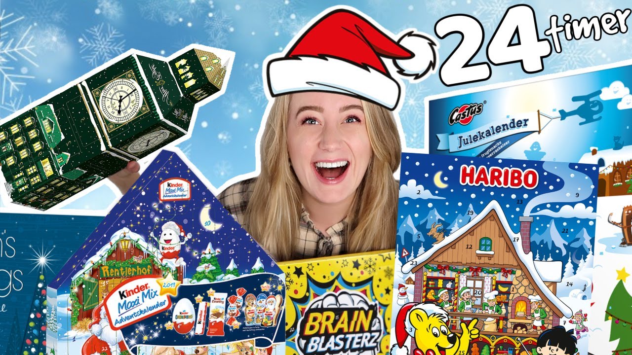 Må KUN Spise Julekalendere i 24 Timer CHALLENGE!