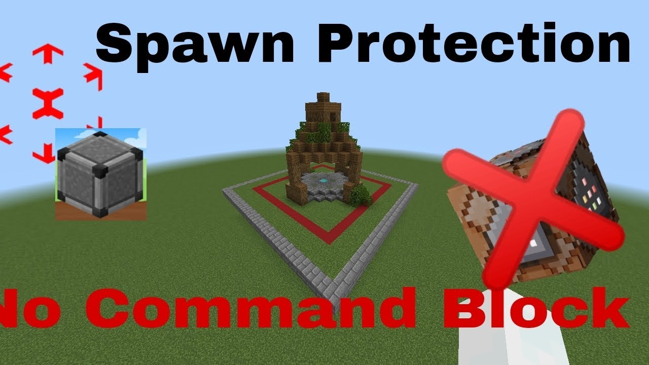 How To Make A Spawn Protection in Minecraft (No Command Block)