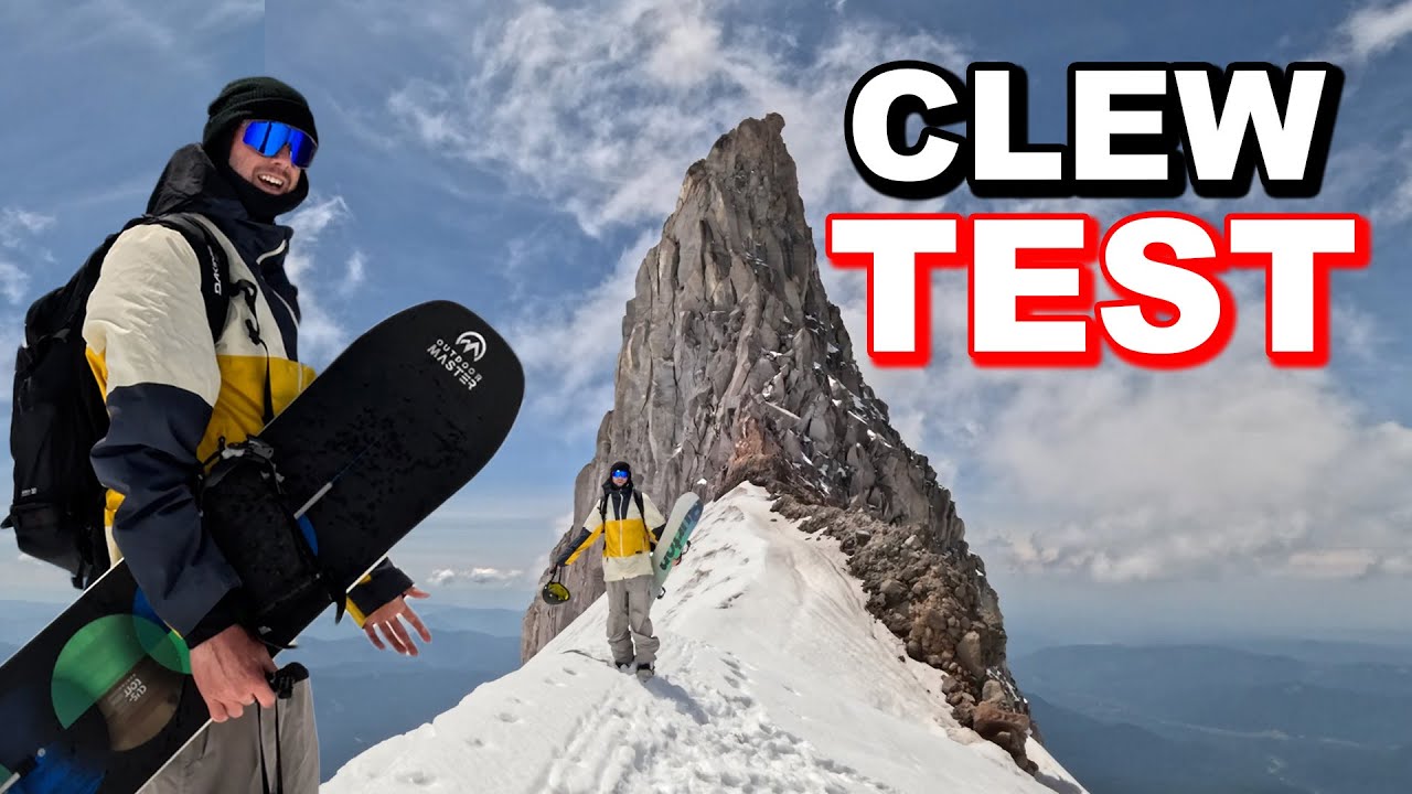 Тестирование креплений для сноуборда Clew в горах.