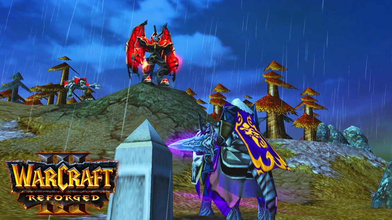 Tichondrius Gives Undead Arthas Orders - Warcraft 3 Reforged Story Cutscene #41 [Classic Graphics]