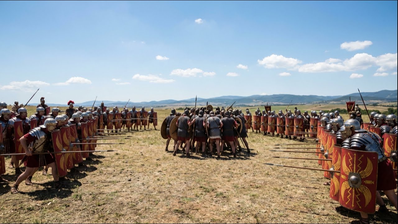 The Roman Army Battle That Tactic Made Retreat Impossible!