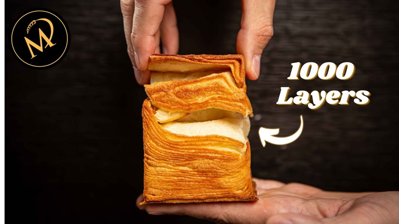 Thousand Layer Toast - Croissant Würfel / Toastbrot mit 1000 Schichten - Food Trend 2024