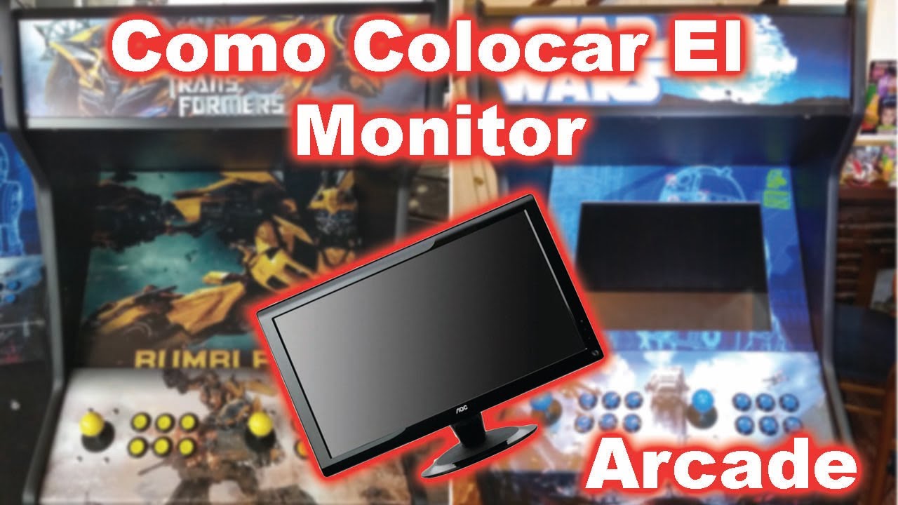 Como Colocar Un Monitor En Un Arcade / Recreativa 🔨 - Tutorial Multijuegos