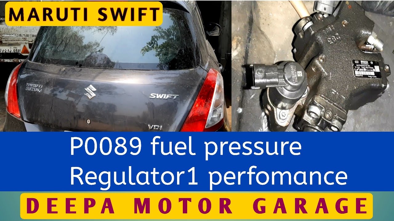 Fault Code P0089 fuel pressure Regulator1perfomance 