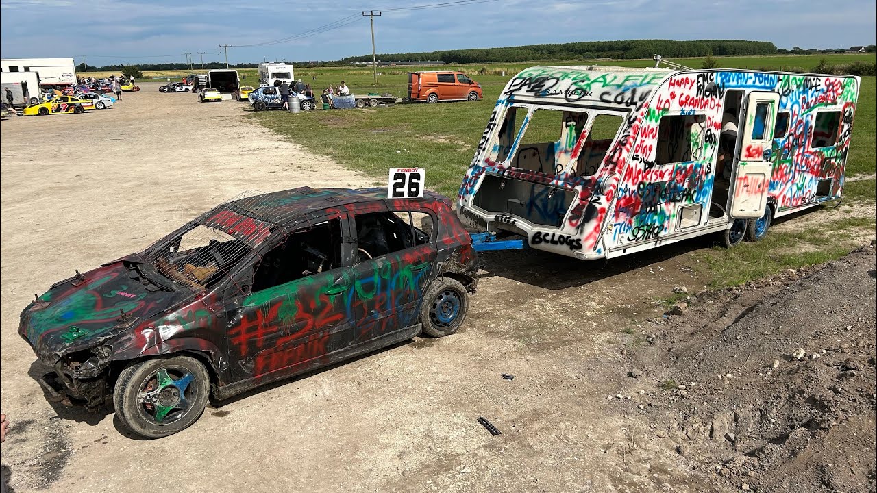 Caravan Destruction Derby Skegness Raceway 21/07/24.