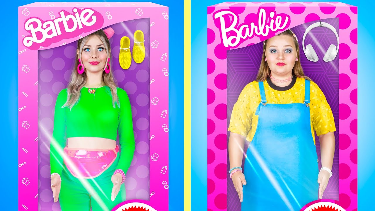 Real Barbie vs Fake Barbie / 24 Hours Challenge
