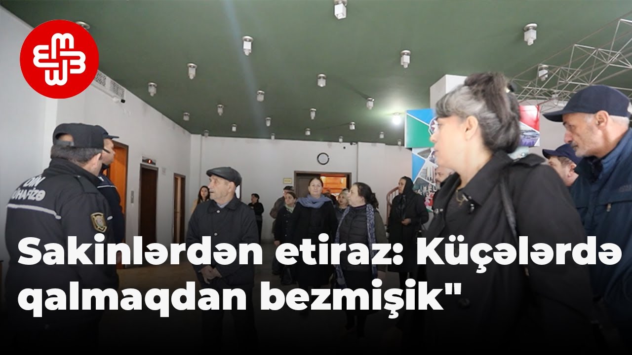 Nərimanov sakinləri etiraz edir: 