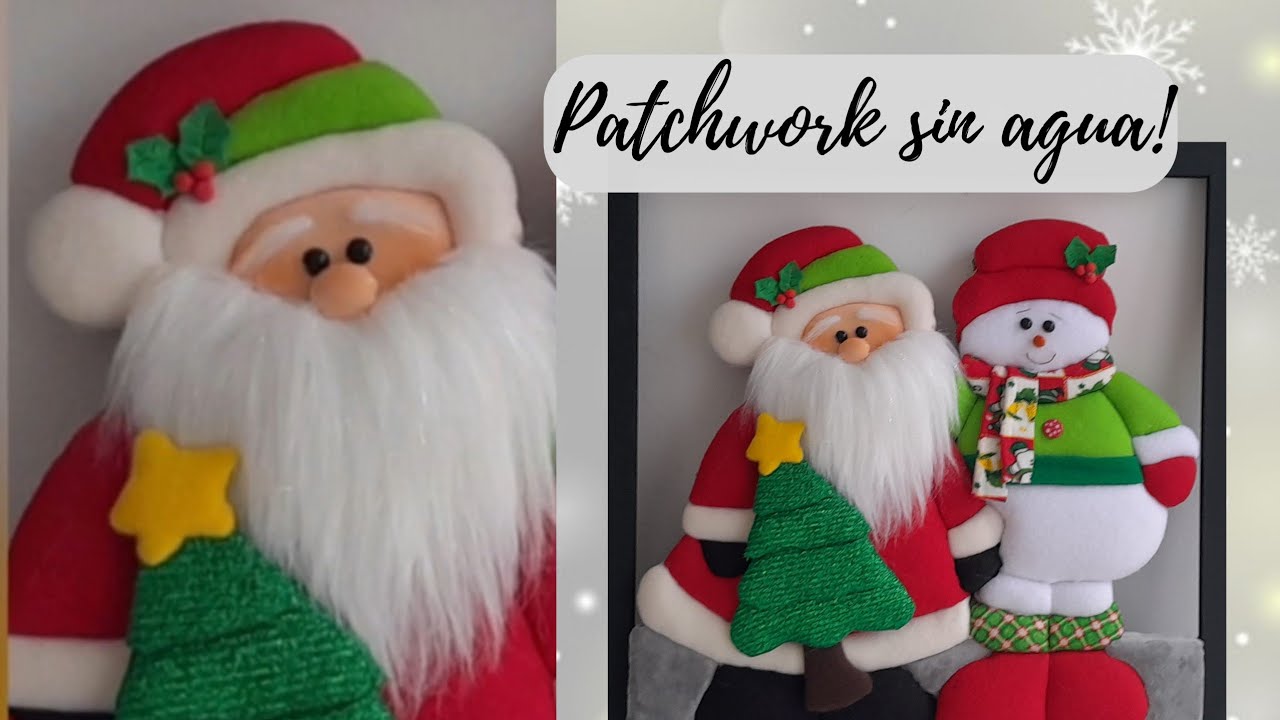 Aprende a elaborar un CUADRO NAVIDEÑO CON MARCO FLOTANTE!😍