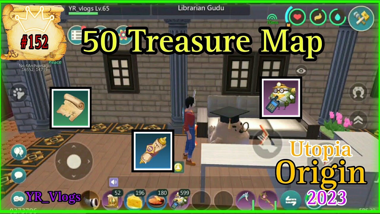 Treasure Hunt | Tattered Treasure Map | Utopia Origin #152