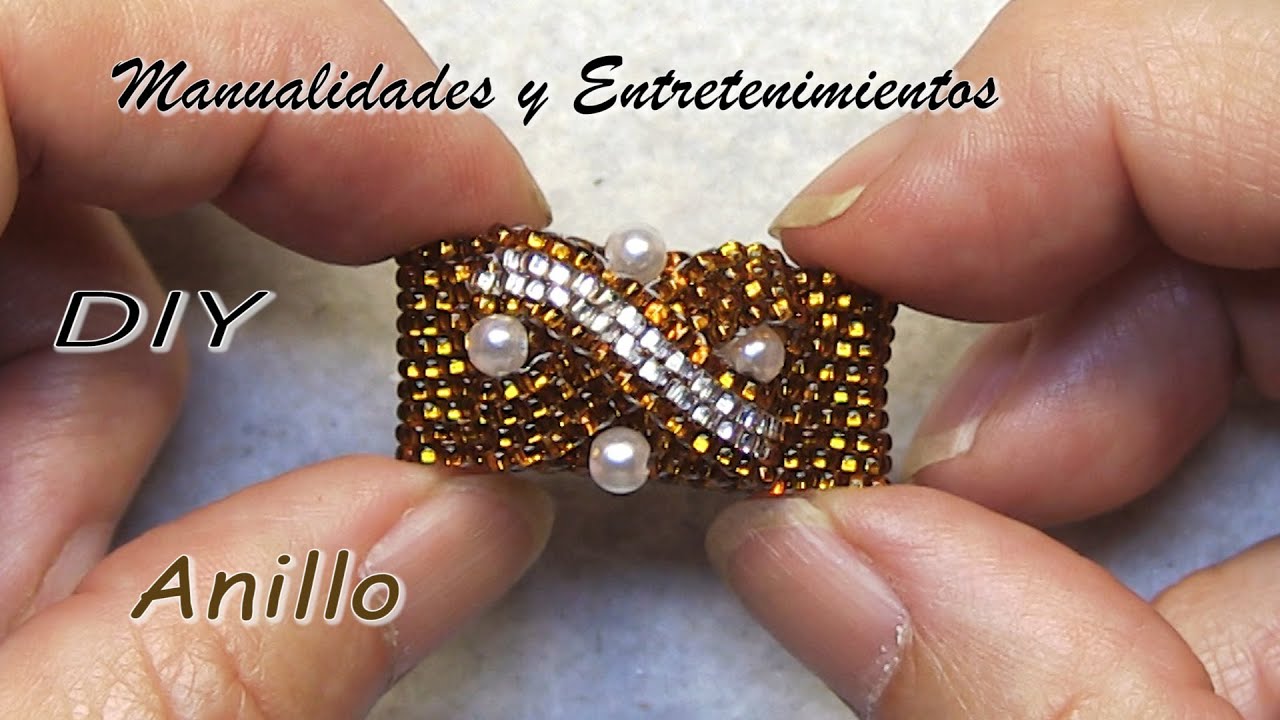 DIY -💍💍 Anillo Mari Carmen- Mari Carmen ring - خاتم ماري كارمن -Кольцо мари кармен