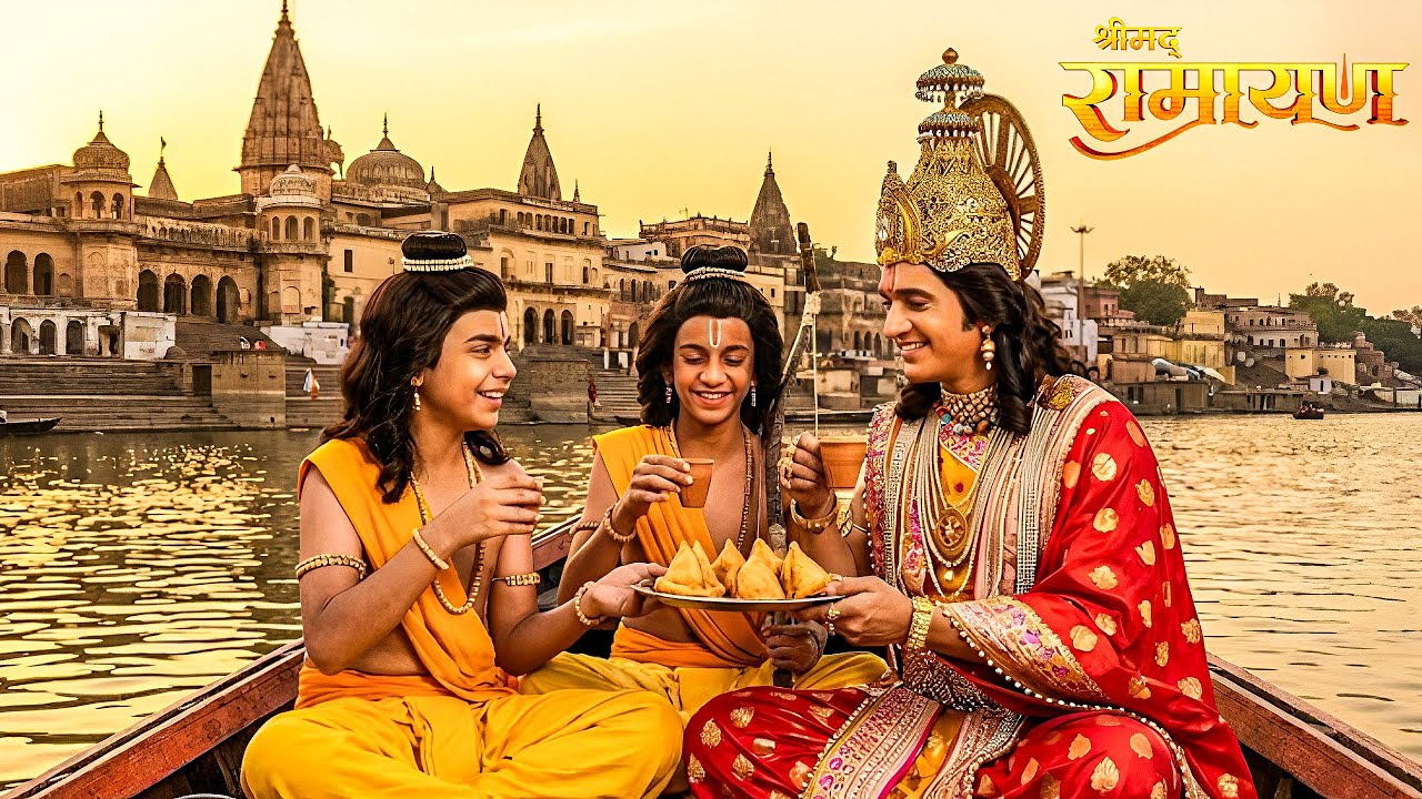 लव और कुश को श्री राम के हाथों मिली समोसा और चाय ! || Shrimad Ramayan | Full Episode ||