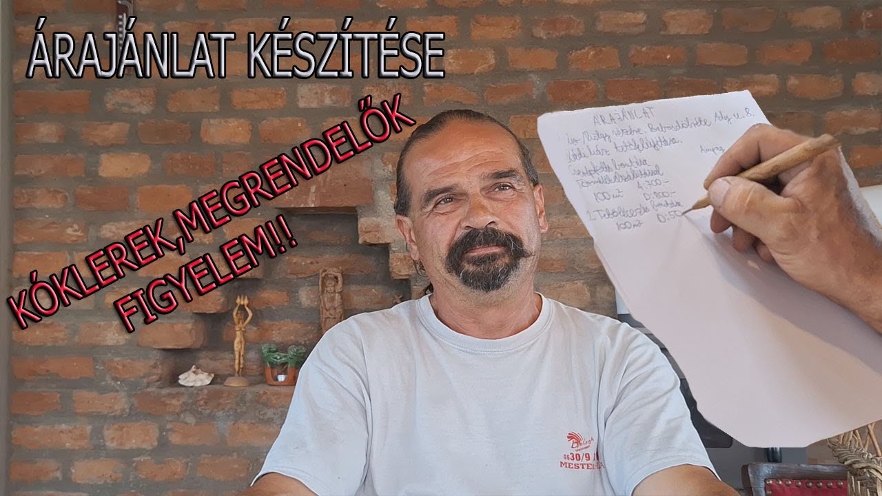 Árajánlat készítés