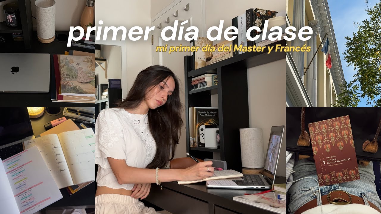 PRIMER DÍA DE CLASE — Empiezo el Máster y Francés, Organización y Vuelta a la Rutina 🖋️