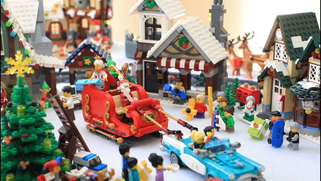 Lego Winter Village 2021 (all sets from 2009 to 2021 + Winter train #10173)