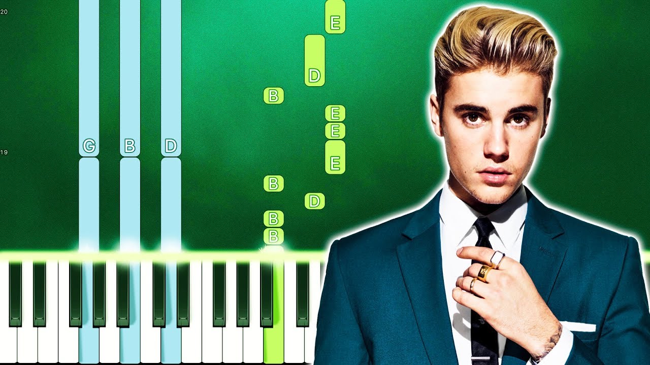 Justin Bieber - Die In Your Arms (Piano Tutorial Easy) By MUSICHELP