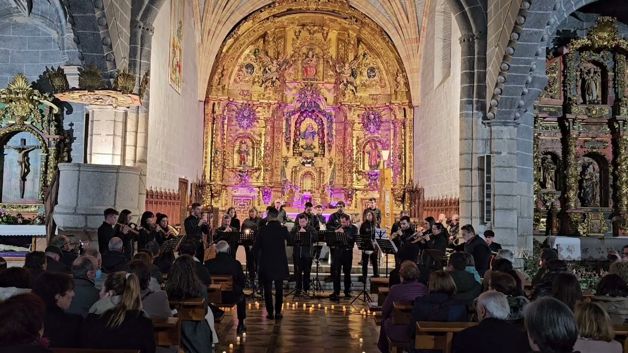 Vals El  Danubio Azul. Johann Stauss. Concierto de Navidad.  Escuela de dulzaina y p. de Macotera 