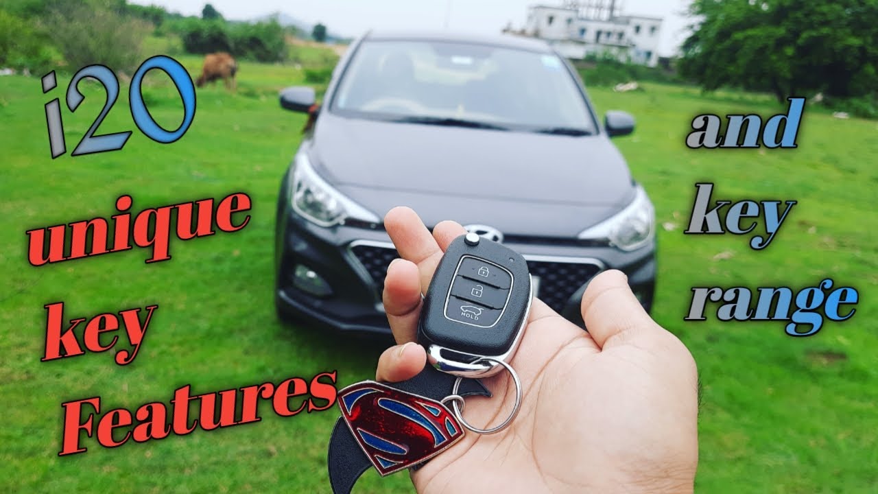 I20 Unique Key Features And Key Range || How To Lock/Unlock Car Without Sound || Hidden Key Features