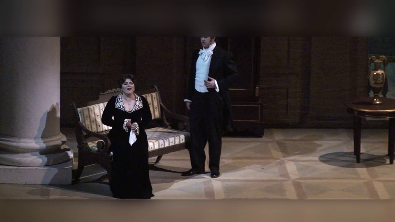 Irina Churilova and Roman Burdenko The final scene of Eugene Onegin Mariinsky Theatre