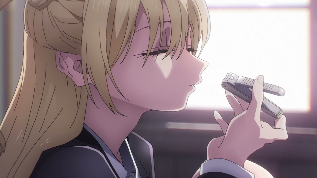 cute blonde anime girl gets high on her own smelly feet