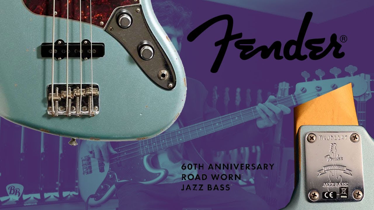 Fender 60th Anniversary Road Worn &rsquo;60s Jazz Bass Firemist Silver