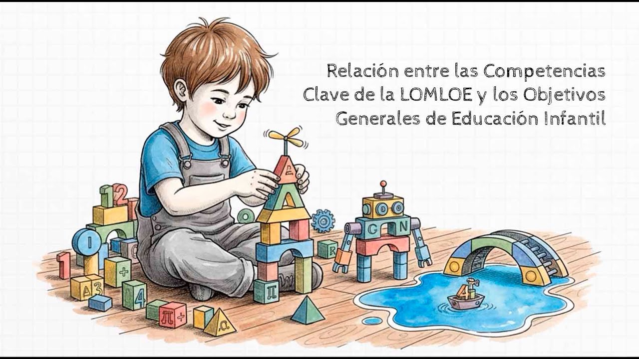 Relación entre las competencias clave de la LOMLOE y los objetivos generales de Educación Infantil