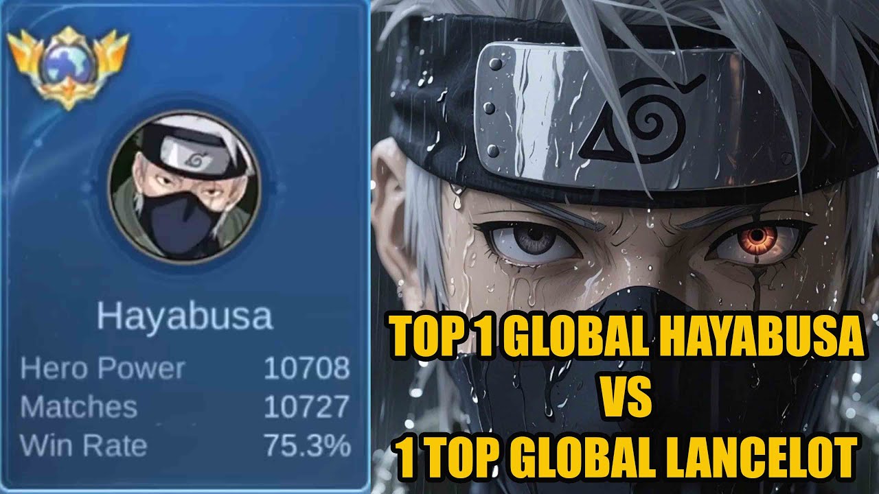 Raja hayabusa top 1 global vs 1 top global lancelot,skill haya nya lebih jago dari rrq zunesh