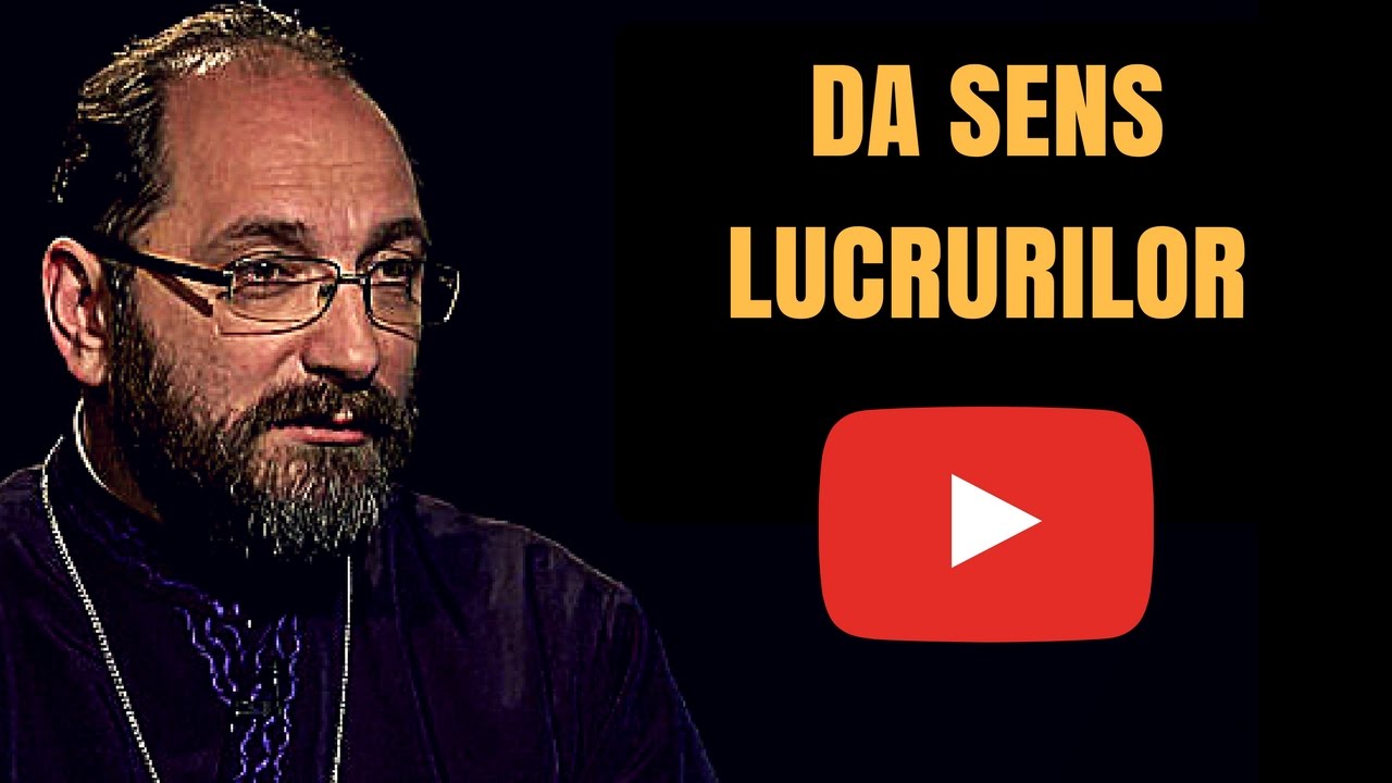 Da sens lucrurilor - Parintele Constantin Necula